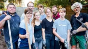 V.l.: Henrik, Stefanie, Eckhardt, Clara, Moritz, Sophie, Claus, Linus und Ralf