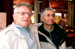 Die Br&uuml;der Francis Boulouart und Rudi Kn&ouml;ri