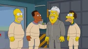 (v.l.n.r.) Homer; Carl; Fred; Lenny