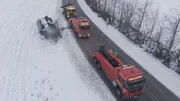 A large truck needs a rescue. (National Geographic)