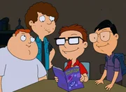 L-R: Barry Robinson, Schmuely 'Snot' Lonstein, Steve Smith, Toshi Yoshida