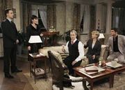 Wege zum Gl&uuml;ck Kapitel 520 Staffel 1, Episode 520 &Uuml;berraschender Auftritt: Isa Jank als Annabelle (2.v.l.), Peter Zimmermann als Richard (M.), Silke Matthias als Helena (2.v.r.), Jens Peter N&uuml;nemann als Hagen (ganz r.)