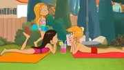 Max und Wendy genie&szlig;en das Freibad, bis Marine auftaucht.