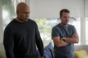 Sam Hanna (LL Cool J, l.); G. Callen (Chris O'Donnell, r.)