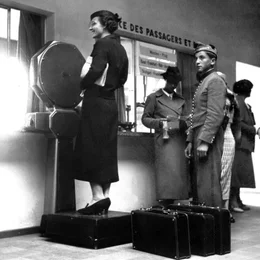 Wiegen vor dem Flug.