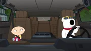 Stewie Griffin (l.); Brian Griffin (r.)