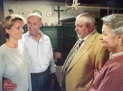 V.li.n.re.: Stephanie Brücken (Martina Servatius), Franz (Edgar M. Marcus), Hermann (Wolfgang Hepp), Johanna (Ursula Cantieni). V.li.n.re.: Stephanie Brücken (Martina Servatius), Franz (Edgar M. Marcus), Hermann (Wolfgang Hepp), Johanna (Ursula Cantieni).