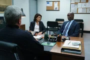 L-R: Lt. Grace Billets (Amy Aquino), Irvin Irving (Lance Reddick) L-R: Lt. Grace Billets (Amy Aquino), Irvin Irving (Lance Reddick)