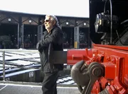 Horst Obermayer auf der Drehscheibe (Bw Heilbronn).