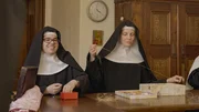 Sr. Maria Gratia Waldner und Mitschwestern bei Ihrer gemeinsamen Rekreation.