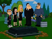 L-R: Steve, Hayley, Francine, Stan, Jack Smith