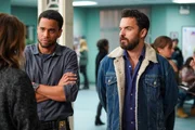 Michael Ealy (Detective Miles Hoffman), Jake Johnson (Grey McConnell).