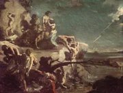 Theodore G&eacute;ricault "Potop" / Die Sintflut von Theodore Gericault, (1791-1824)