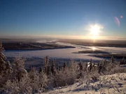 Limited day light hours during the winter months make seeing the Yukon River feel like a breath of fresh air.