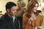 Keith Watson (Brian Austin Green, l.); Bree Van De Kamp (Marcia Cross, r.)