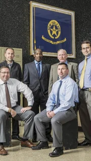 V.l.: Michael McCleery, Jacob Lundy, Greg Hamilton, Robert Bachelder, Mark McCourt, Andrew Waldron