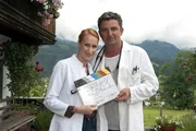 Der Bergdoktor - Nicole Beutler (Irena Bornholm) und Hans Sigl (Dr. Martin Gruber)