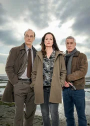 Das Ermittler-Team: Arne Brauner (Martin Brambach, l.), Jana Winter (Natalia W&ouml;rner, M.) und Matthias Hamm (Ralph Herforth, r.).