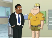 Turlington (l.); Stan Smith (r.)