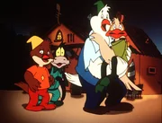 "Die Jagd nach dem Kju Wang", "Der Nachtw&auml;chter." Marco, der gewitzte Croissantb&auml;cker, trifft einen alten Bekannten wieder: Murky, die Fledermaus. Murky geht es gerade gar nicht gut, denn er steht kurz vor seiner Nachtw&auml;chterpr&uuml;fung. Von deren Bestehen ist er allerdings gleich durch zwei Handicaps sehr weit entfernt: erstens hat er Angst im Dunkeln und zweitens kann er nicht fliegen - ihm wird dabei immer schwindelig. Marco und seine Freunde Beppo, Berto und Gina beschlie&szlig;en, ihn von seinen Handicaps zu erl&ouml;sen.