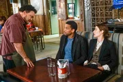 L-R: Tookie (Adrian Martinez), Detective Miles Hoffman (Michael Ealy) and Dex Parios (Cobie Smulders)