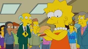 Mr. Burns (vorne l.); Lisa (vorne r.)