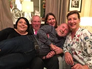 L-R: Kathrin, Richard, Sabine, Martin, Gastgeberin Liane