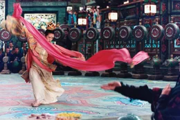 Die Polizei hegt den Verdacht, dass Mei (Zhang Ziyi), die bildsch&ouml;ne neue T&auml;nzerin im Luxusbordell Peony Pavillon, die Tochter des ermordeten Anf&uuml;hrers der Rebellenarmee "HOUSE oF FLYING DAGGERS" - und seine Nachfolgerin ist ...