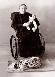 Margarete Steiff, die Gr&uuml;nderin der gleichnamigen Spielwarenfabrik Steiff.