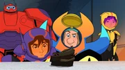 BIG HERO 6 THE SERIES - "Countdown to Catastrophe" - Big Hero 6 face their greatest challenge as Obake unleashes his plan on San Fransokyo. BAYMAX, HIRO, FRED, GO GO