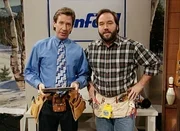 Tim (Tim Allen, li.) und Al (Richard Karn) drehen ihre letzte Tool Time-Sendung.
