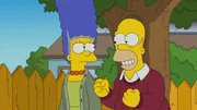 Marge (l.); Homer (r.)