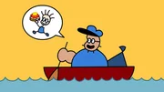 Auf hoher See fragt TOMs Papa sich, wo wohl sein Sohn ist.