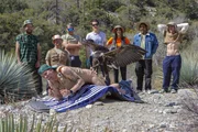 Chris Pontius, Steve-O, Wee Man, Sean "Poopies" McInerney, Johnny Knoxville, Rachel Wolfson, Jasper, and Nick Merlino in jackass 4.5 from Paramount Pictures and MTV Entertainment Studios.