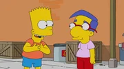 Bart (l.); Milhouse (r.)