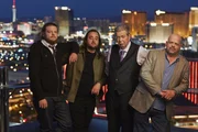 L-R: Corey, Chumlee (Austin Russell), Richard Benjamin Harrison, Rick.
