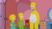 (v.l.n.r.) Lisa; Bart; Homer