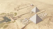 Die von Cheops erbauten Pyramiden.