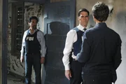 Reisen nach Miami, um eine Reihe von mutma&szlig;lichen Ritualmorden aufzukl&auml;ren: Rossi (Joe Mantegna, l.), Hotch (Thomas Gibson, M.) und Reid (Matthew Gray Gubler, r.) ...