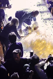 Chris Jackson as Chunk Palmer and Paulina Porizgova as Nella Wester