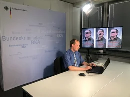 Das Bundeskriminalamt in Wiesbaden half Interpol endscheidend bei der Entschl&uuml;sselung verfremdeter Bilder im Internet.