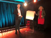 Diesmal zu Gast bei Campus Talks: Prof. Dr. Brigitte Helmreich und Prof. Dr. Klaus Schmidt.