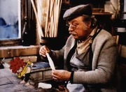 Meister Eder (Gustl Bayrhammer) und sein Pumuckl.