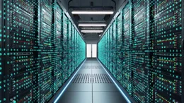 Das Bild zeigt ein Rechenzentrum (Datenzentrum).