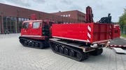The Hägglund BV 206 in the courtyard of fire station 3. The Hägglund BV 206 in the courtyard of fire station 3.