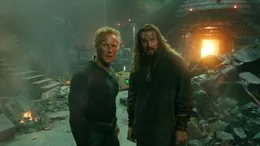 v.li.: Orm (Patrick Wilson), Arthur Curry / Aquaman (Jason Momoa)