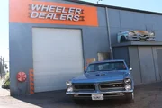 The Pontiac GTO outside the Wheeler Dealers garage. The Pontiac GTO outside the Wheeler Dealers garage.