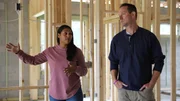 Brian and Mika Kleinschmidt talking about plans for the dream home.