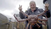 Sig Hansen holding up crab