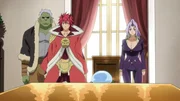 L-R: Rigurd, Benimaru, Rimuru und Shion L-R: Rigurd, Benimaru, Rimuru und Shion